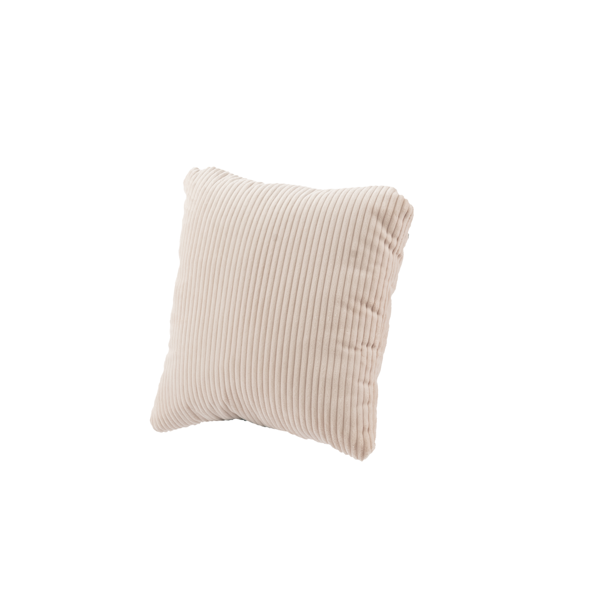 Loungesessel mit Armlehnen aus beigem Cord – DOMCO