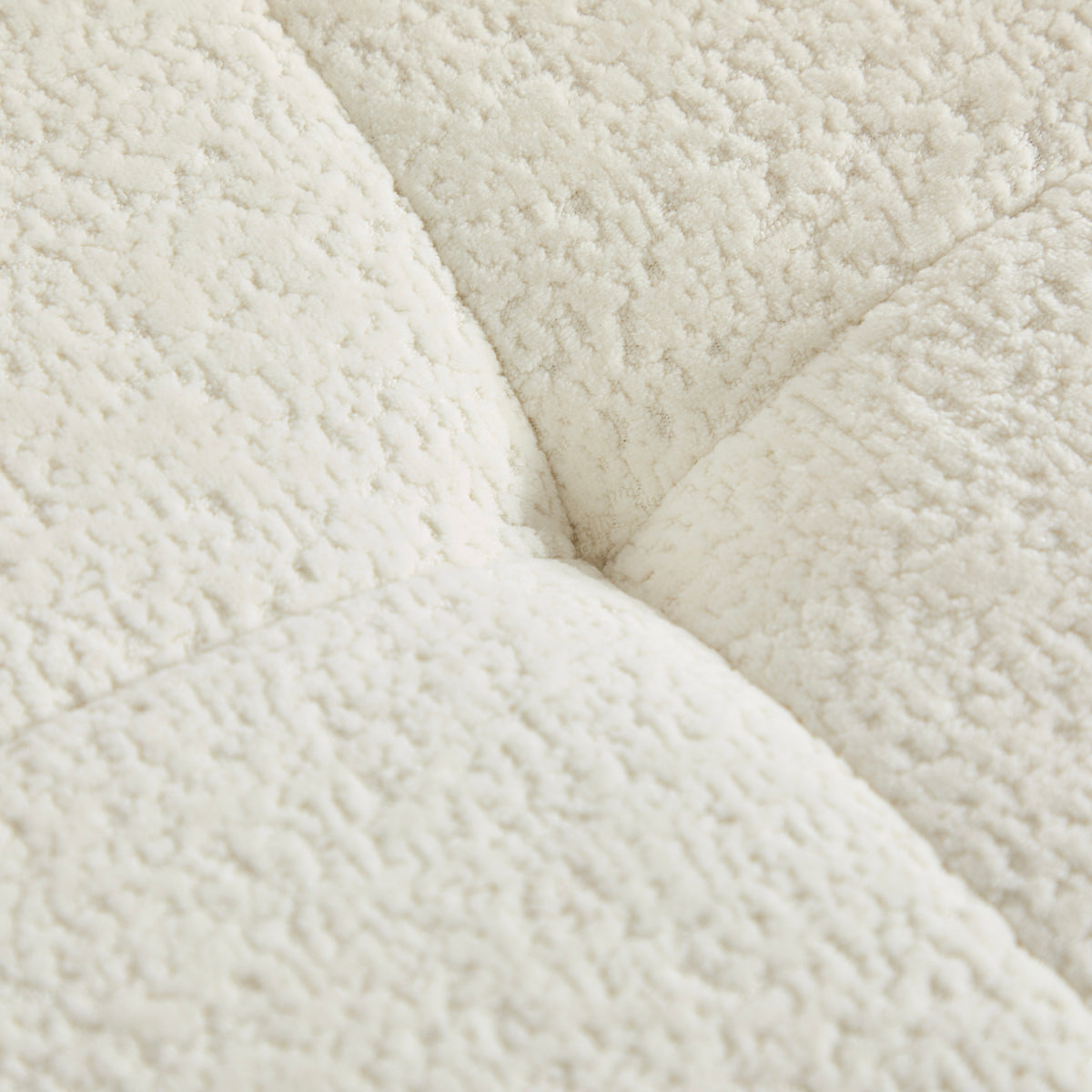 Canapé d’angle modulaire beige 3 places avec pouf