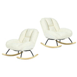 Adjustable Ergonomic Office Armchair Pivoting with fabric armrests white loop - Thomasina
