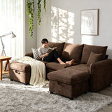 2-Sitzer-Sofa aus beigem Stoff im skandinavischen Stil – AHBARM