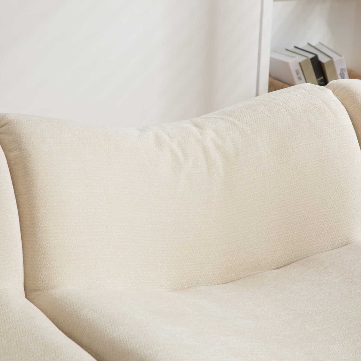 Canapé modulaire chenille beige 2 places