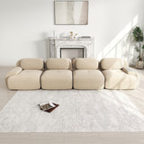 2-seater sofa bed in dark gray fabric with side pockets, modern convertible sofa