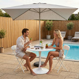 Runder Tisch in Walnussoptik Ø80 cm mit 4 schwarzen Samtstühlen, moderner und komfortabler Stil