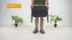 Table d’appoint pliable pour ordinateur portable, bout de canapé réglable en hauteur avec plateau inclinable et porte-gobelet beige- BASELINE